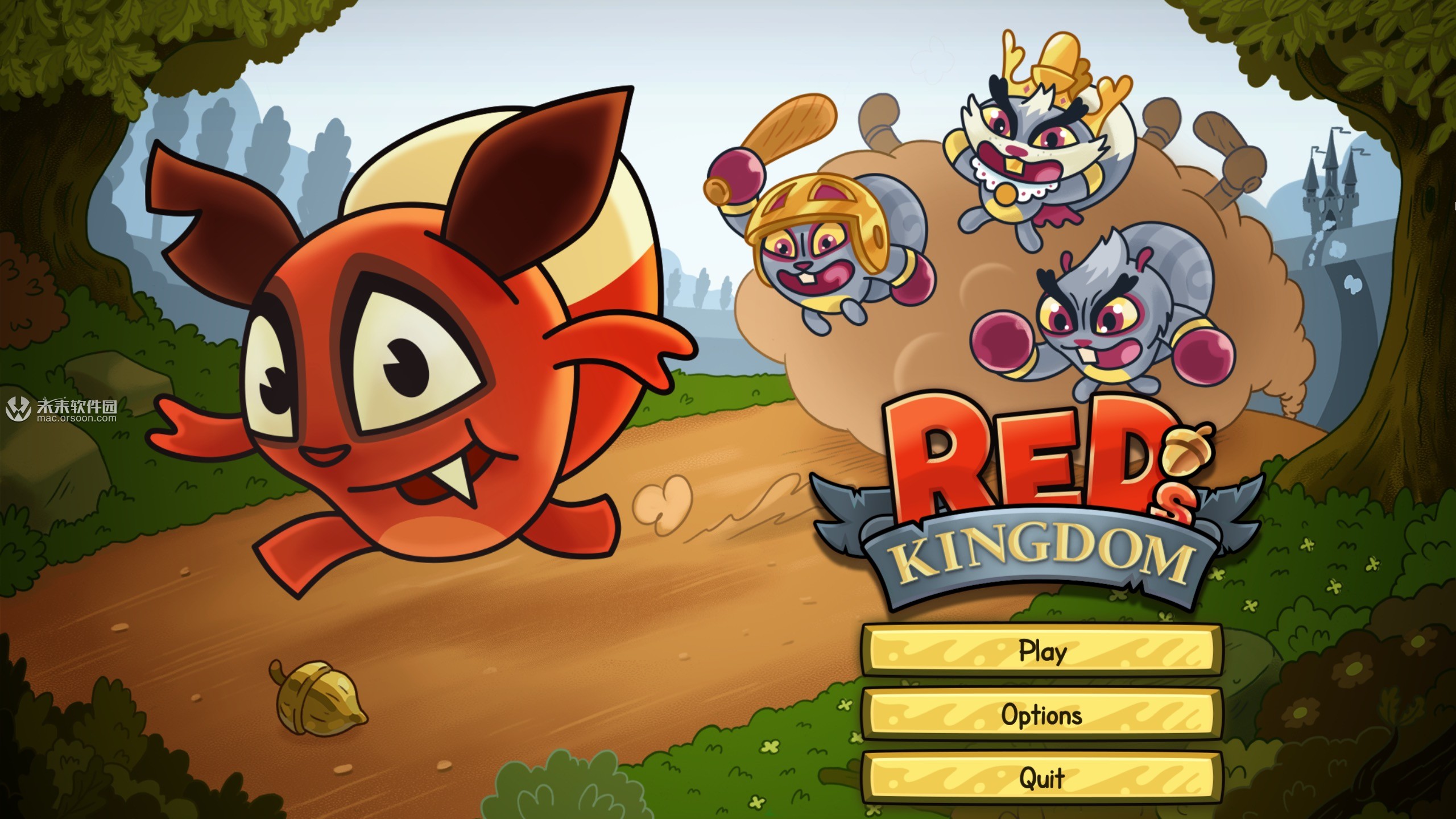 松鼠王国Red‘s Kingdom for Mac(冒险游戏)