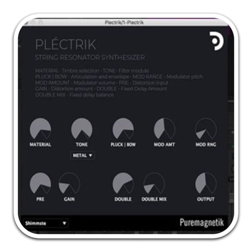 Puremagnetik Plectrik for Mac(弦谐振器合成器)