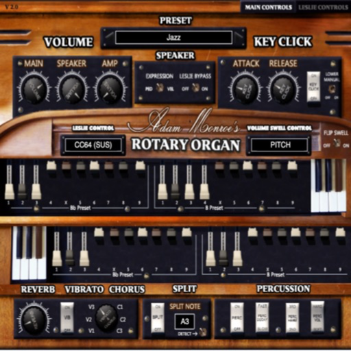 Adam Monroe Music Rotary Organ Mac(音轮风琴插件)
