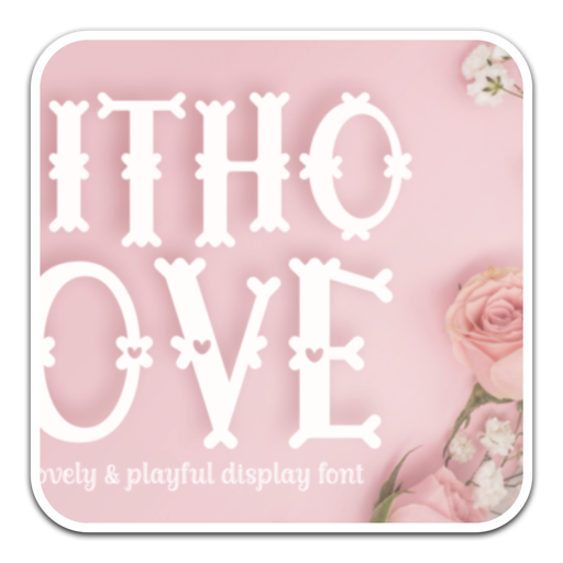 Githo Love独特艺术设计字体 for mac