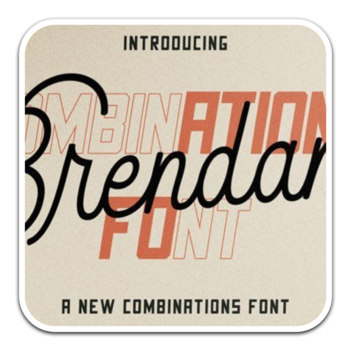 艺术设计字体Brendan