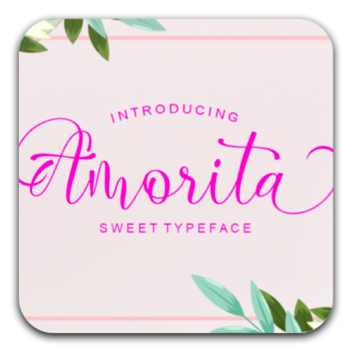 Amorita for mac现代书法字体