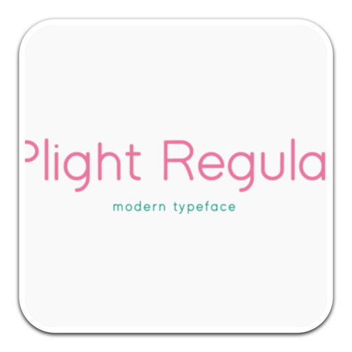 Plight Regular优雅艺术设计字体 for mac