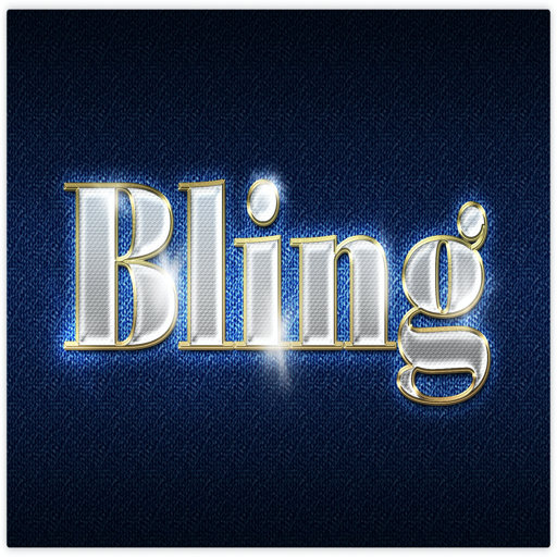  BlingBling文字展示特效psd模板