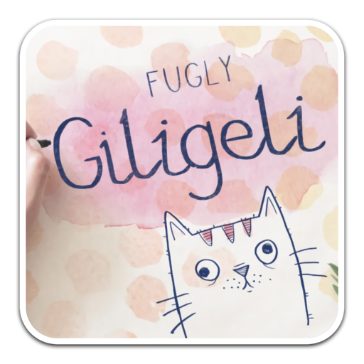有趣的手写脚本字体Fugly Giligeli