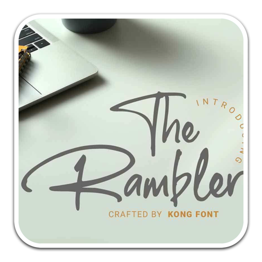 个性的手写风格字体The Rambler