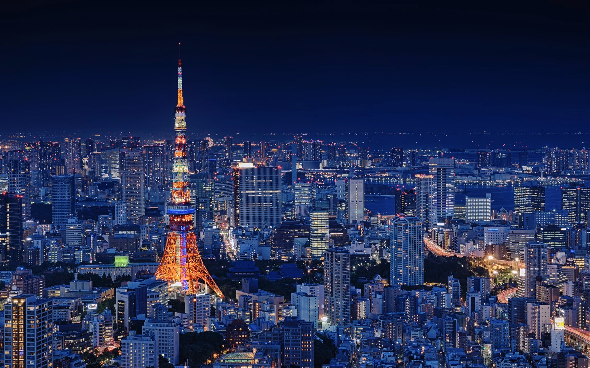 东京铁塔夜景动态壁纸