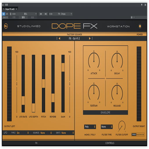 StudioLinked Dope FX for Mac(虚拟音频插件)
