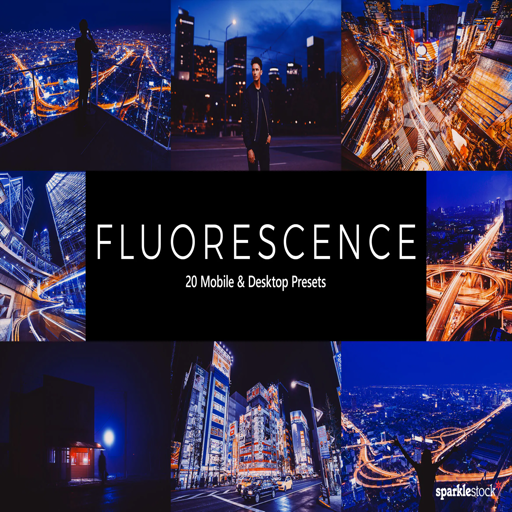 20 Fluoreszenz-LLightroom Presets & LUTs(夜晚城市夜景luts调色预设)