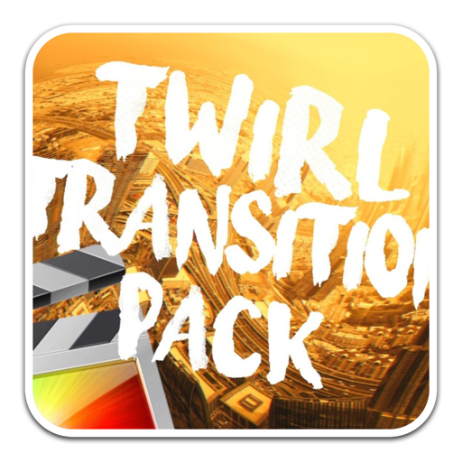 fcpx插件:Twirl Transition Pack for mac(旋转扭曲无缝过渡转场)