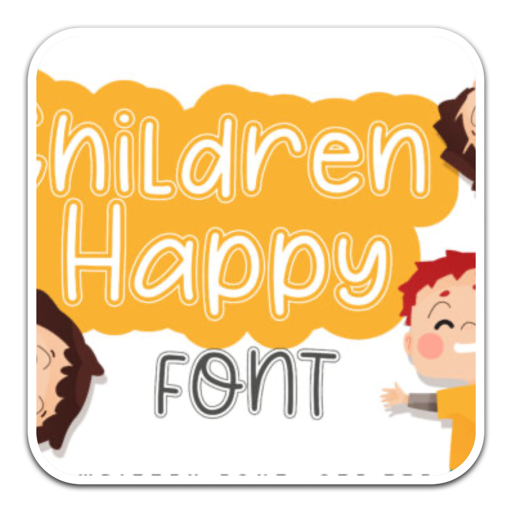 Children Happy儿童趣味手写字体 for mac