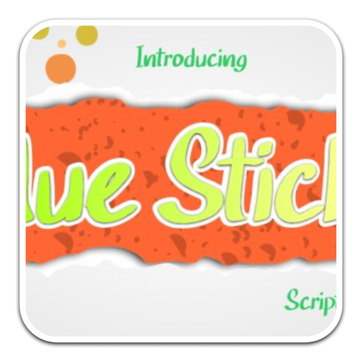 Glue Stick儿童可爱手写字体 for mac