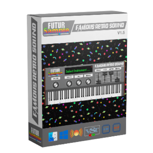 FUTUR Sample Famous Retro Sound for Mac(复古声音合成插件)
