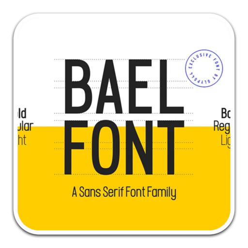 Bael Light现代简单字体 for mac