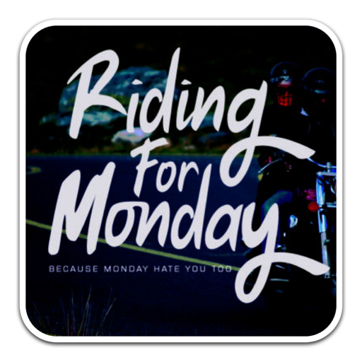 Riding For Monday手写字体