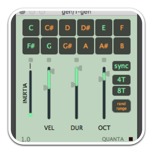 Quanta gen for Mac(MIDI琶音器插件)