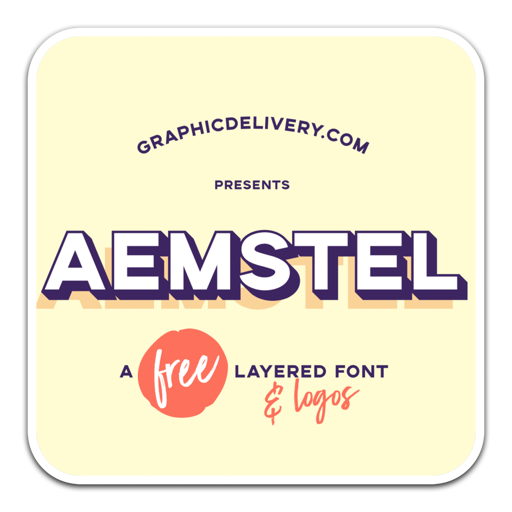 Aemstel现代常规分层字体 for mac