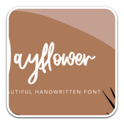 贺卡专用手写字体Dayflower