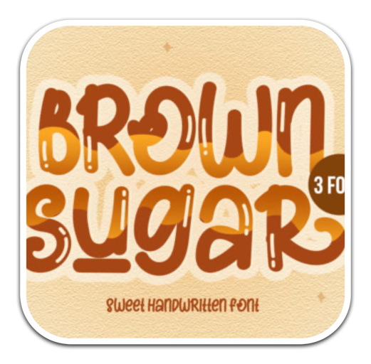 Brown Sugar可爱艺术设计字体 for mac