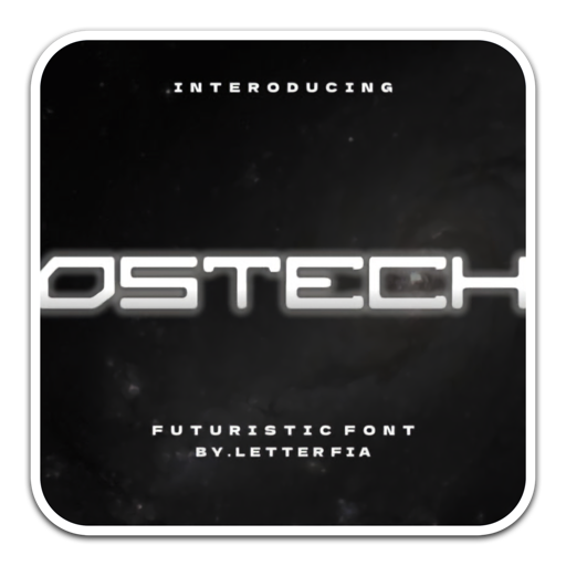 未来科技感字体Ostech