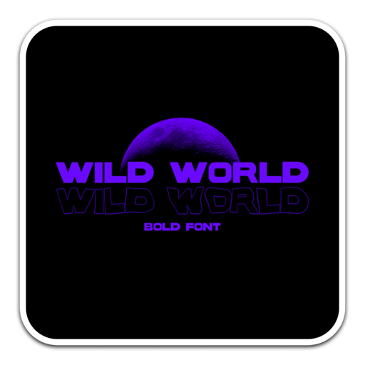 WILD WORLD干净无衬线现代字体 for mac