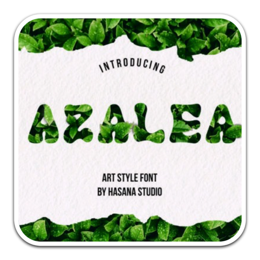 Azalea艺术显示字体
