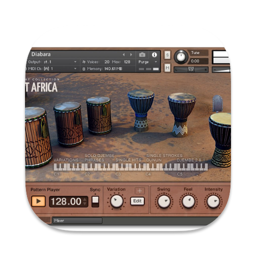 Native Instruments West Africa for mac(非洲鼓音色库)