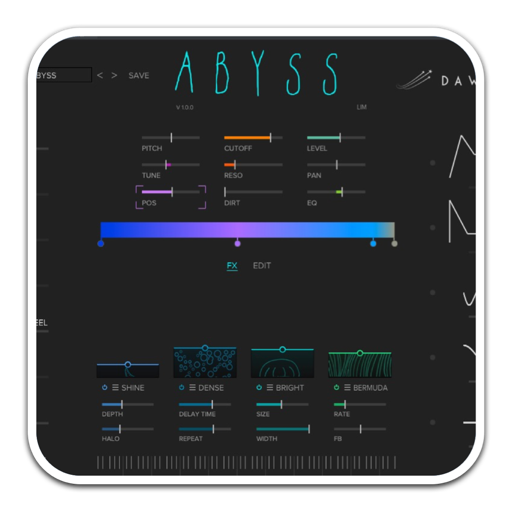 Tracktion Dawesome Abyss for Mac(经典音频合成器)