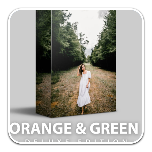 橙色与绿色主题调色滤镜Lr预设