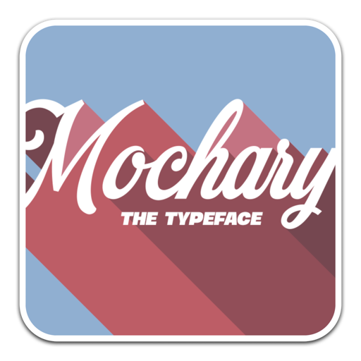 Mochary高质量连笔脚本字体 for mac