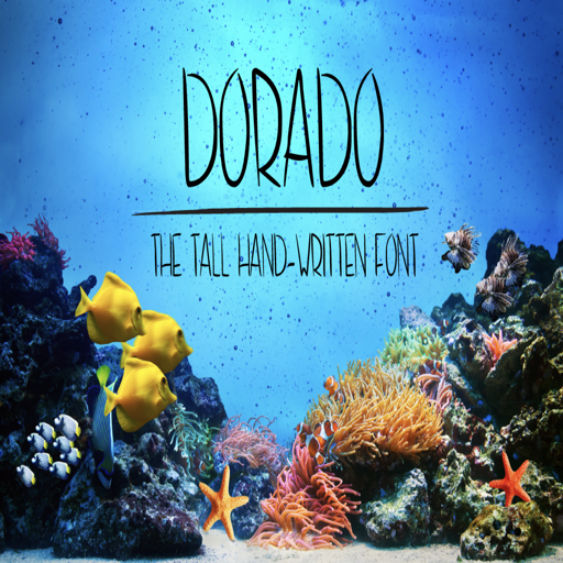 小清新海洋艺术字体Dorado
