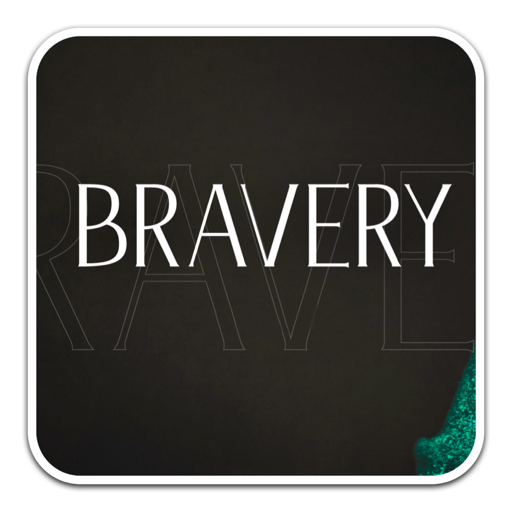 Bravery大写艺术字体