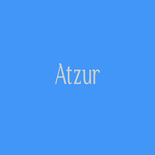 时尚半衬线英文字体Atzur
