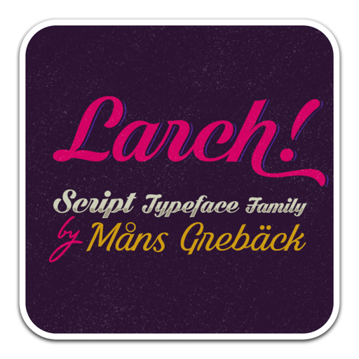 Black Larch高质量脚本字体