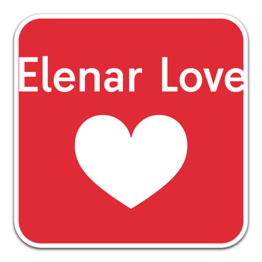  Elenar Love节日贺卡设计字体