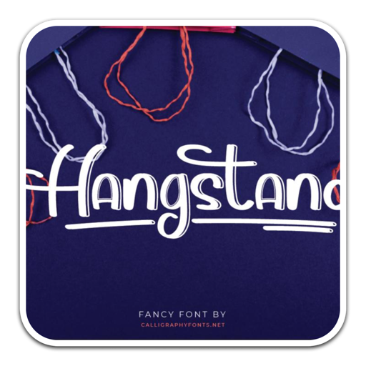Hangstand幻想风格创意字体