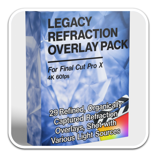 Legacy Refraction Overlay Pack(光线折射叠加效果fcpx模板)