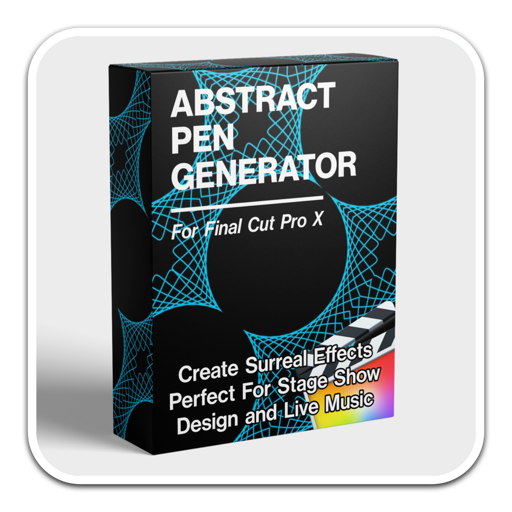FCPX插件:抽象线条运动动画Abstract Pen Animator