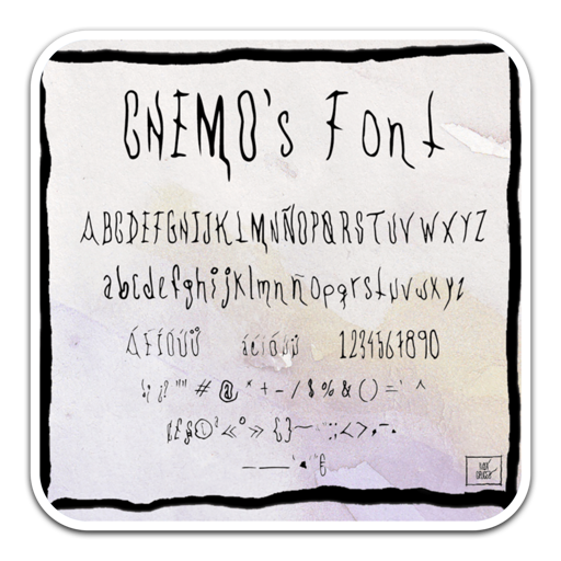 CHEMOs创意艺术设计字体 for mac
