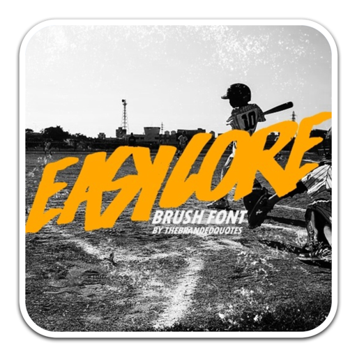 Easycore流行专辑封面字体