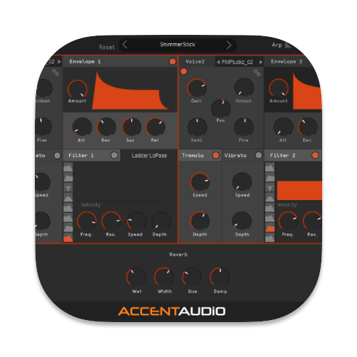 Channel Robot Accent Audio PLUCKz for mac(虚拟乐器)