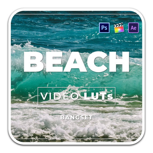 海滩摄影视频调色滤镜lut预设