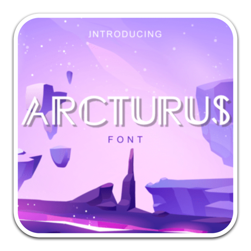 Arcturus酷炫现代字体
