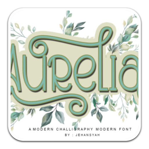 Aurelia时尚品牌设计字体