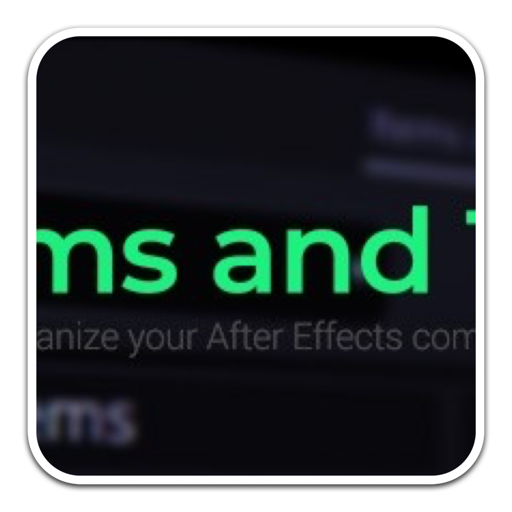 AE插件Items And Tags for Mac(AE项目标签管理器)