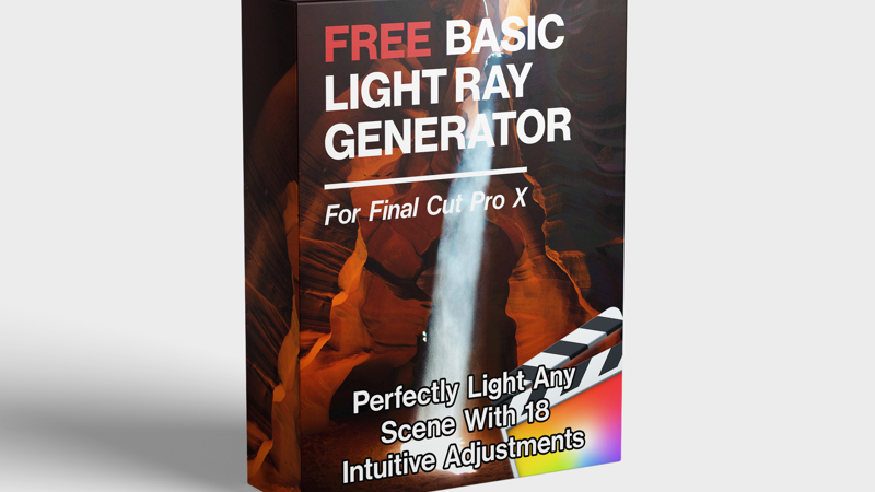 fcpx插件:Basic Light Ray for Mac光线照射效果生成发生器