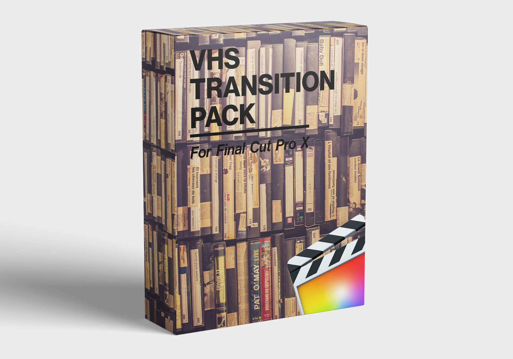 VHS Transition for Mac(复古信号干扰转场fcpx插件)