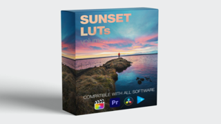 Sunset LUT 1日落视频效果调色滤镜luts预设