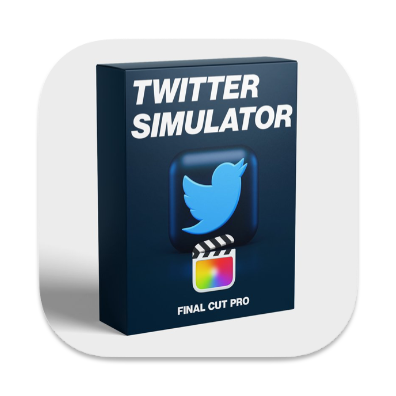 Twitter Simulator for mac(fcpx推特风格标题素材)
