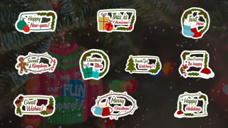 FCPX标题Christmas Titles Mac(多彩文字标题FCPX标题)